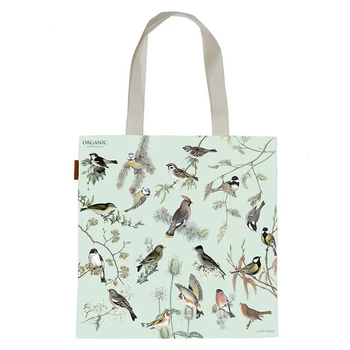 Shopper botanica in cotone biologico – Rose