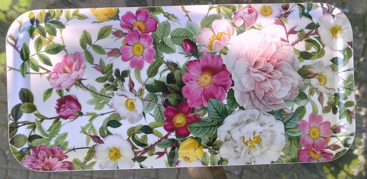 Vassoio 32x15 - Rose Flower Garden